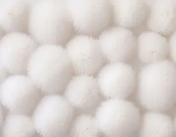 White Pom Poms