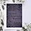 Thumbnail: Purple Filigree Wedding Invitations | Set of 10