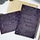 Thumbnail: Purple Filigree Wedding Invitations | Set of 10